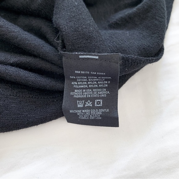 Anthropologie Michael Stars Ballerina Top black size XS/S - Picture 10 of 10